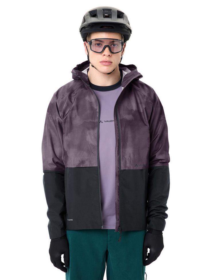 VAUDE VAUDE Men's Loamer Rain Jacket Fahrradjacke Herren - purple ash - 2 | SportScheck