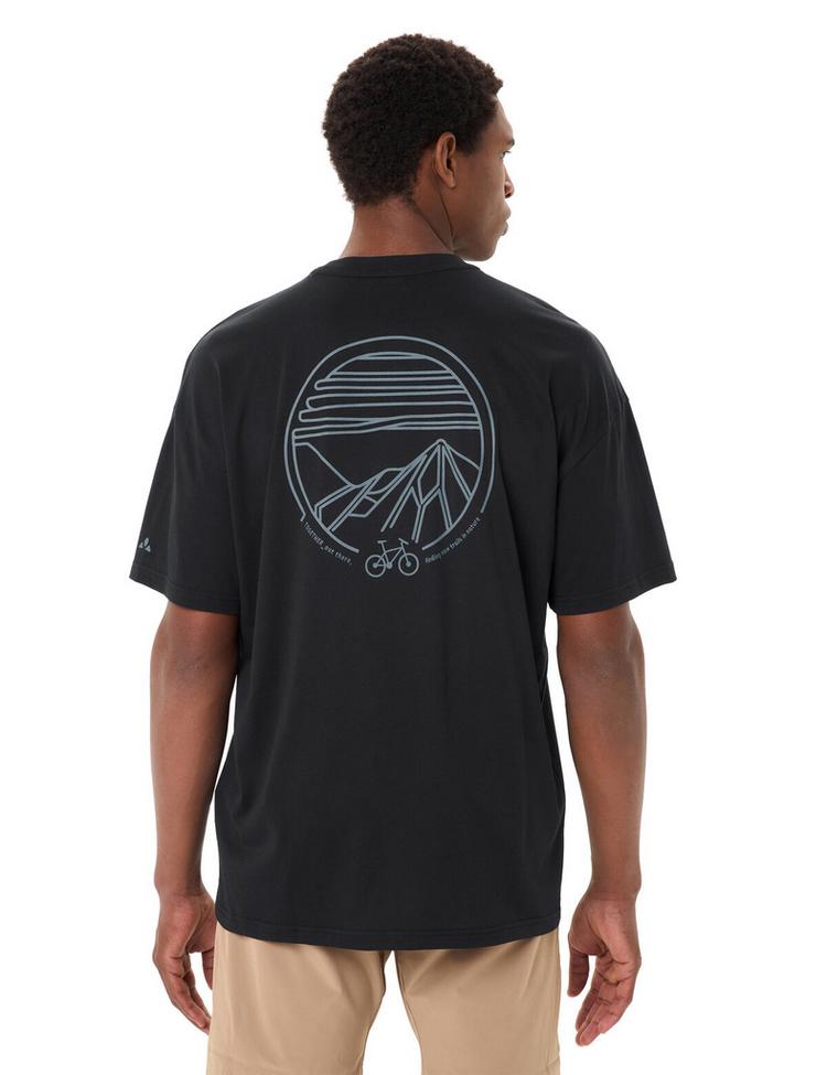 VAUDE VAUDE Men's Cyclist Casual Shirt T-Shirt Herren - black - 1 | SportScheck