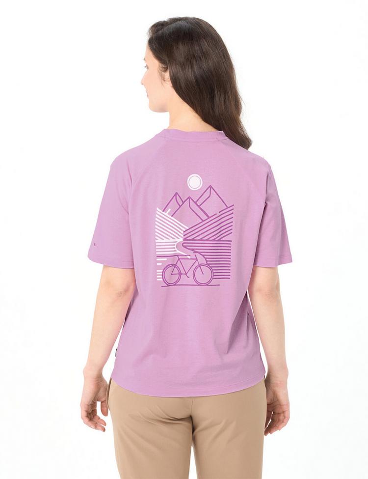 VAUDE VAUDE Women's Cyclist Casual Shirt T-Shirt Damen - raspberry - 1 | SportScheck