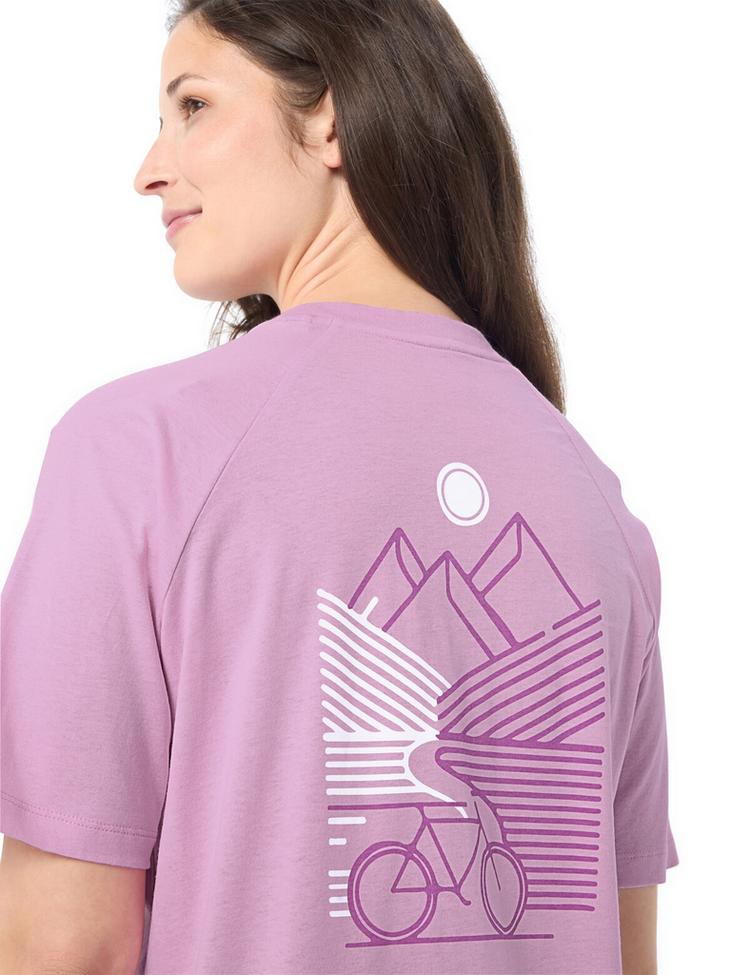 VAUDE VAUDE Women's Cyclist Casual Shirt T-Shirt Damen - raspberry - 0 | SportScheck