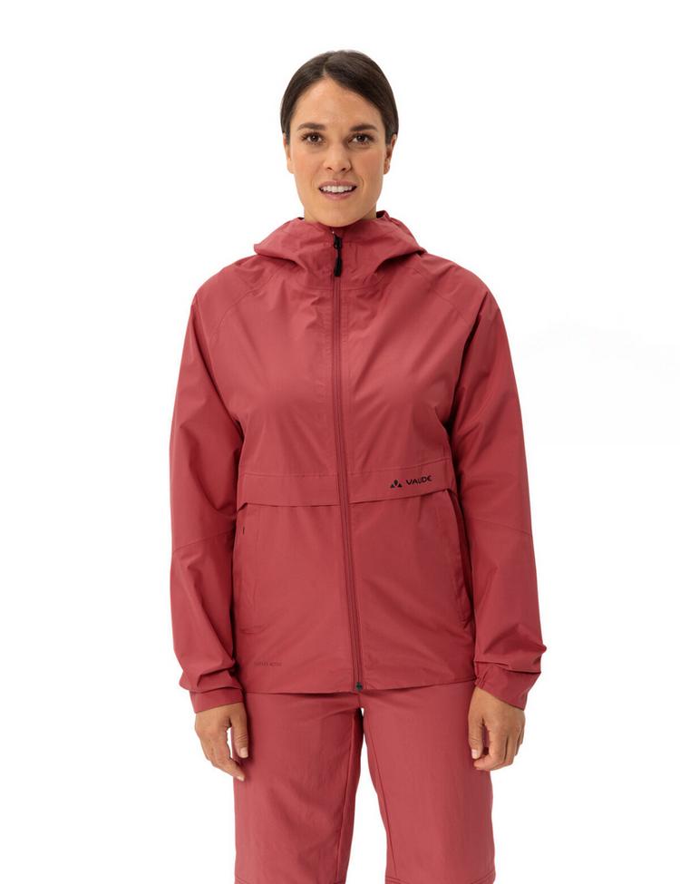 VAUDE VAUDE Women's Loamer Rain Jacket Fahrradjacke Damen - brick - 0 | SportScheck
