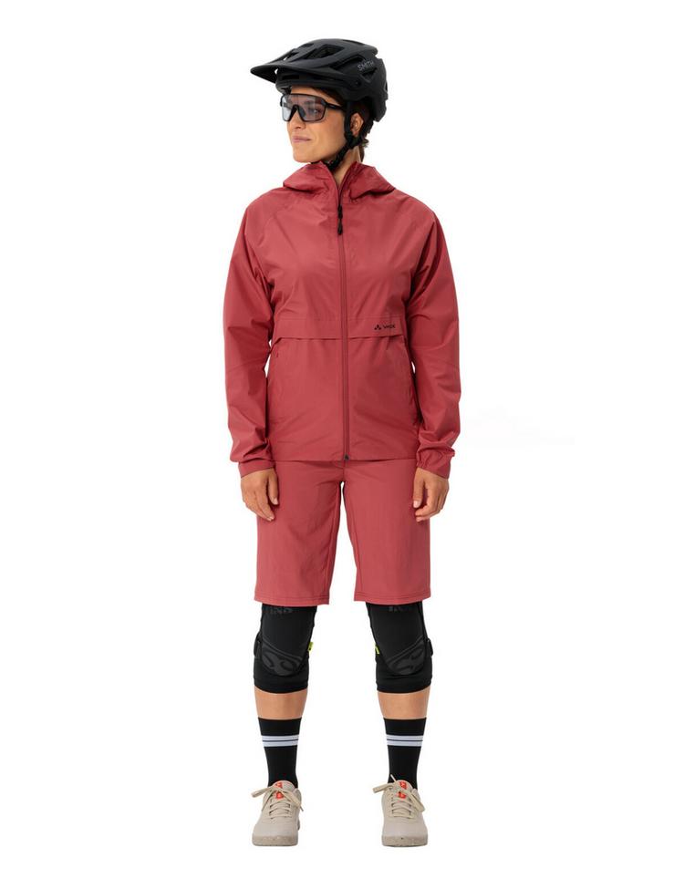 VAUDE VAUDE Women's Loamer Rain Jacket Fahrradjacke Damen - brick - 2 | SportScheck
