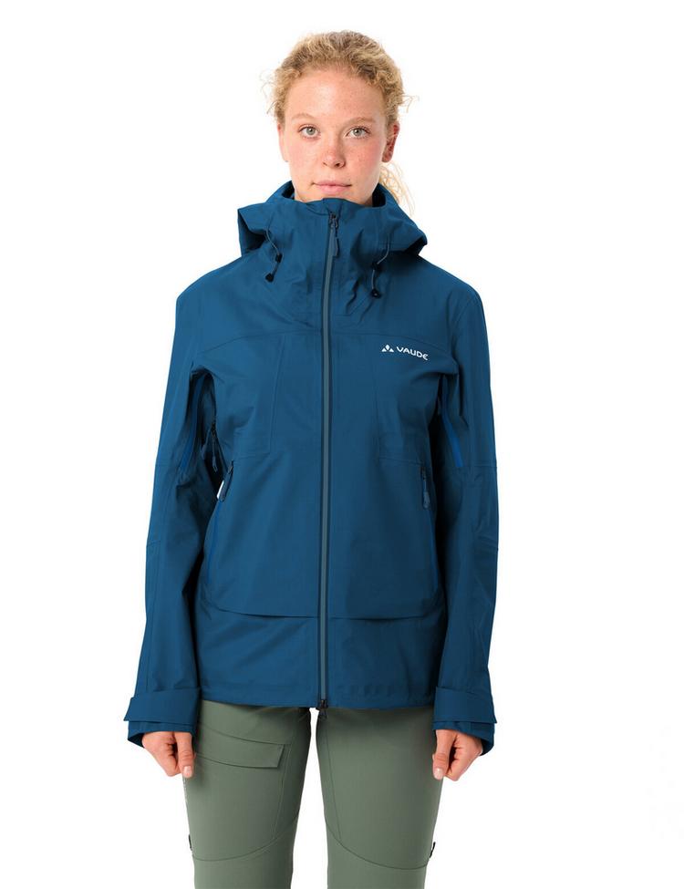 VAUDE VAUDE Women's Croz Alpine 3L Jacket Outdoorjacke Damen - shore blue uni - 0 | SportScheck