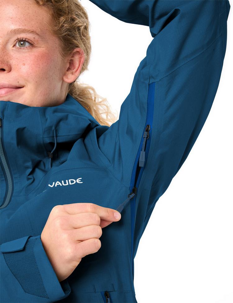 VAUDE VAUDE Women's Croz Alpine 3L Jacket Outdoorjacke Damen - shore blue uni - 0 | SportScheck