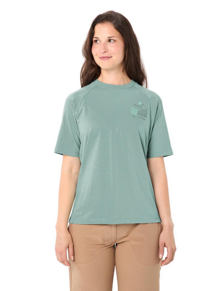 VAUDE VAUDE Women's Cyclist Casual Shirt T-Shirt Damen - dusty fern - 0 | SportScheck