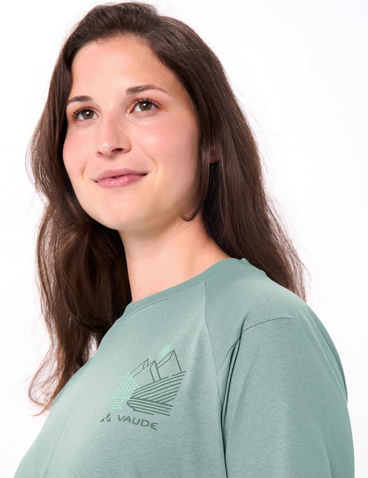 VAUDE VAUDE Women's Cyclist Casual Shirt T-Shirt Damen - dusty fern - 0 | SportScheck