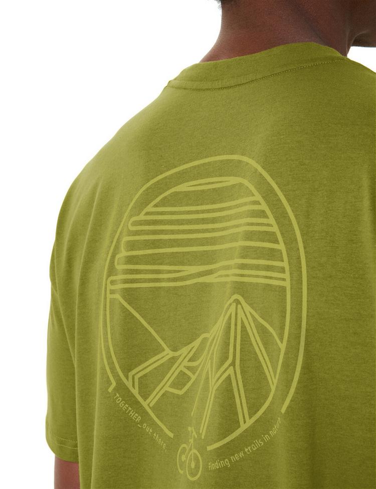 VAUDE VAUDE Men's Cyclist Casual Shirt T-Shirt Herren - dark leaf - 0 | SportScheck