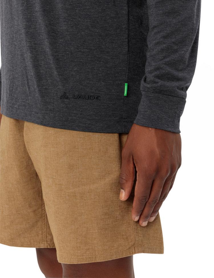 VAUDE VAUDE Men's Mineo LS Hoody Sweatshirt Herren - phantom black - 0 | SportScheck