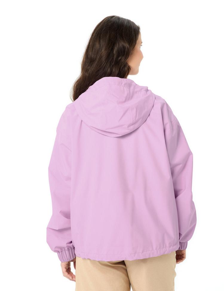 VAUDE VAUDE Women's Mineo Rain Jacket Poncho Damen - raspberry - 3 | SportScheck