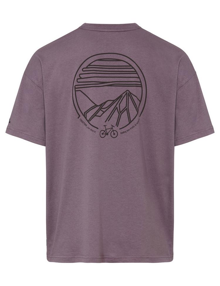 VAUDE VAUDE Men's Cyclist Casual Shirt T-Shirt Herren - purple ash - 0 | SportScheck