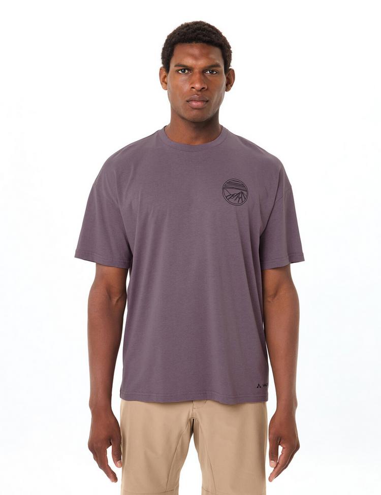 VAUDE VAUDE Men's Cyclist Casual Shirt T-Shirt Herren - purple ash - 0 | SportScheck