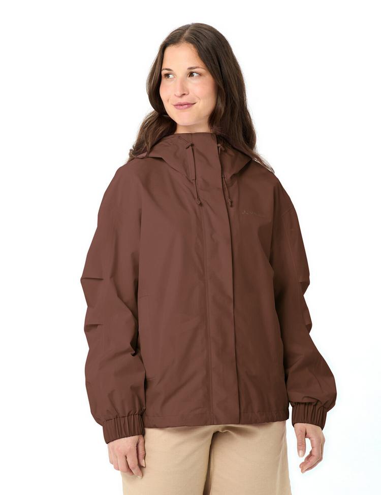 VAUDE VAUDE Women's Mineo Rain Jacket Poncho Damen - tobacco - 1 | SportScheck