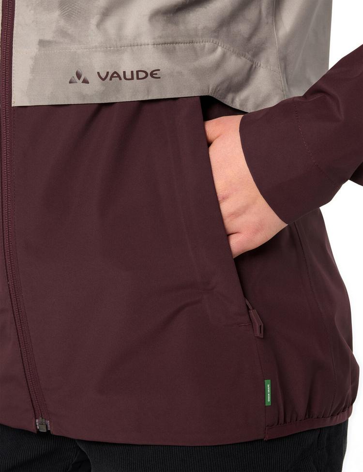 VAUDE VAUDE Women's Loamer Rain Jacket Fahrradjacke Damen - linen - 0 | SportScheck