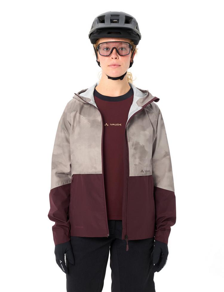 VAUDE VAUDE Women's Loamer Rain Jacket Fahrradjacke Damen - linen - 2 | SportScheck