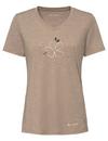 VAUDE Women's Skomer Print T-Shirt III T-Shirt Damen - oat