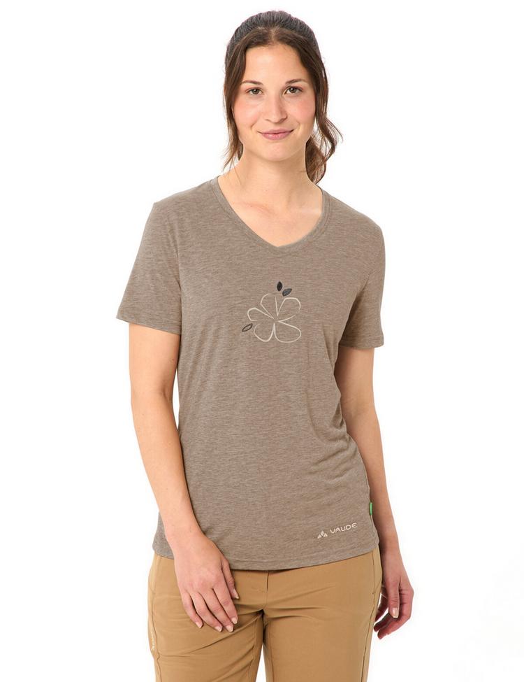 VAUDE VAUDE Women's Skomer Print T-Shirt III T-Shirt Damen - oat - 0 | SportScheck