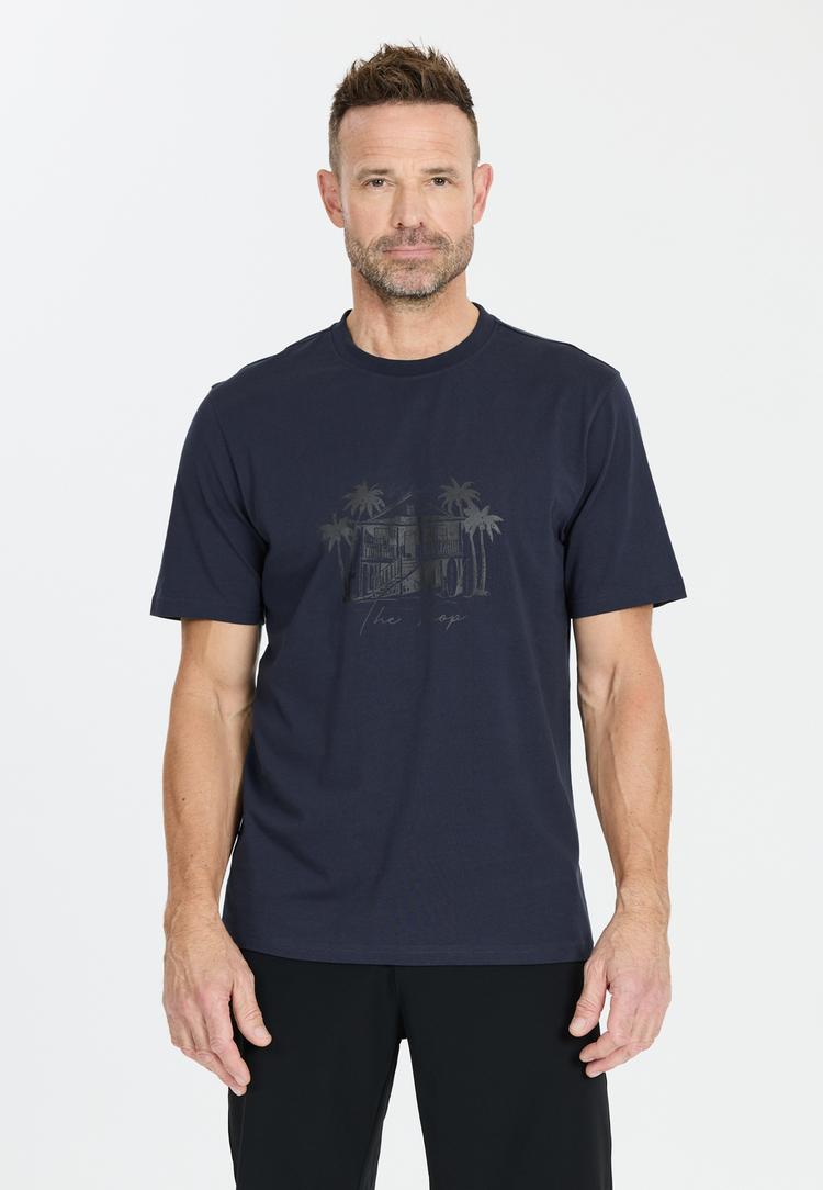 NOU NOU Cahn Printshirt Herren - 2101 Dark Sapphire - 0 | SportScheck