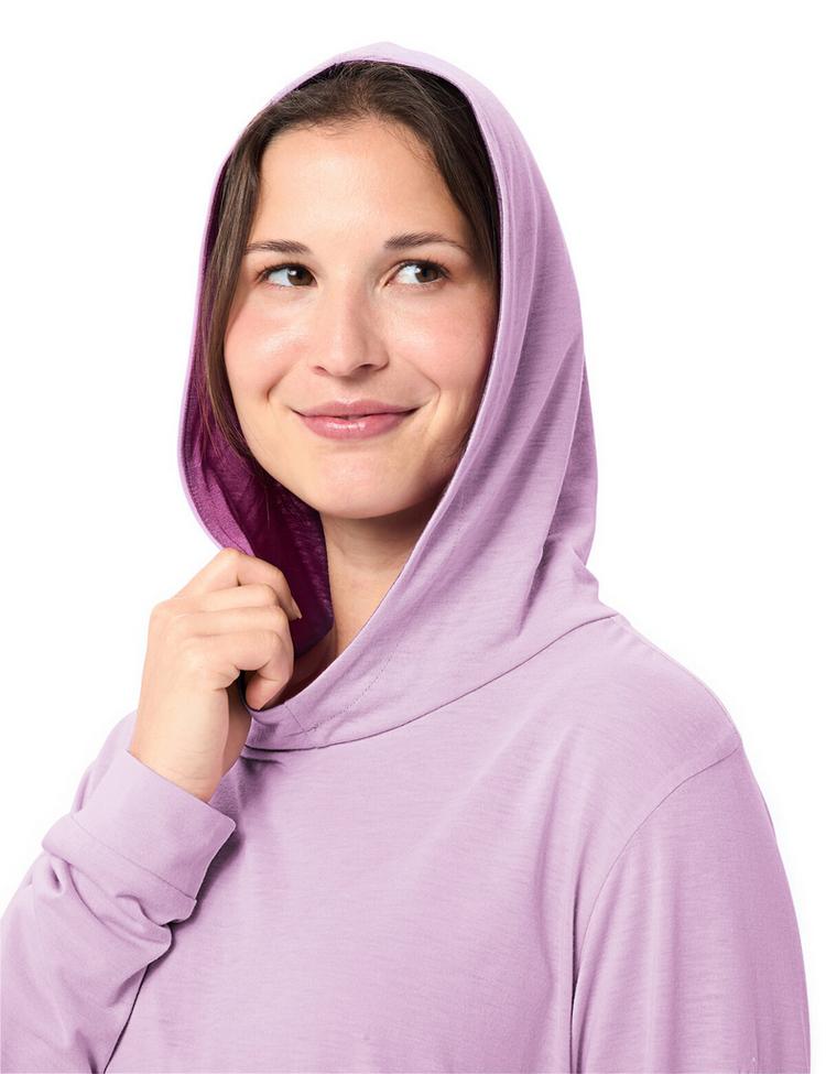 VAUDE VAUDE Women's Mineo LS Hoody Sweatshirt Damen - raspberry - 1 | SportScheck