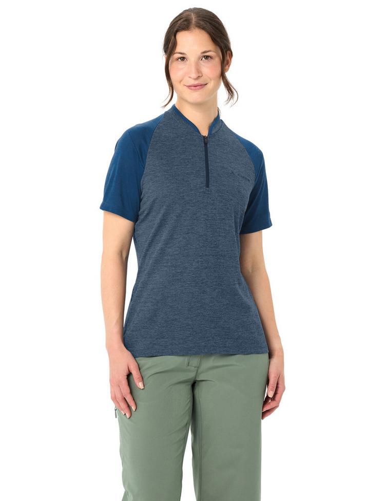 VAUDE VAUDE Women's Tamaro HZ Shirt IV T-Shirt Damen - dark sea uni - 0 | SportScheck