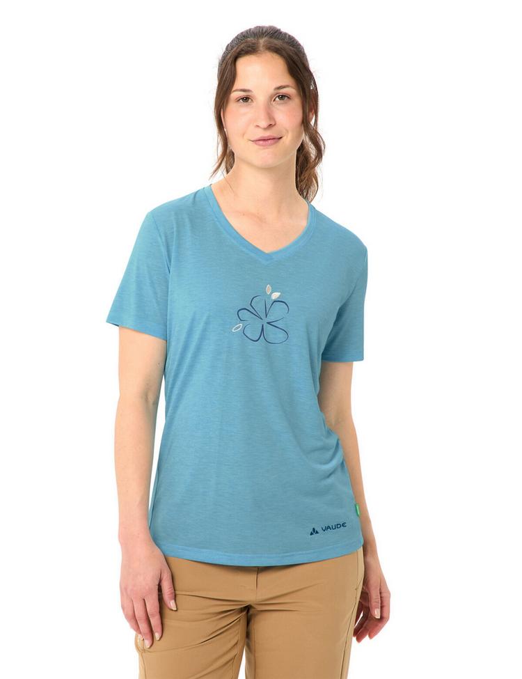 VAUDE VAUDE Women's Skomer Print T-Shirt III T-Shirt Damen - aqua - 0 | SportScheck