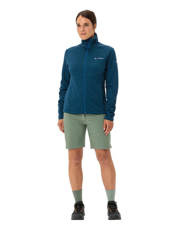 VAUDE VAUDE Women's Skomer Hiking SC Jacket Outdoorjacke Damen - dark sea - 2 | SportScheck