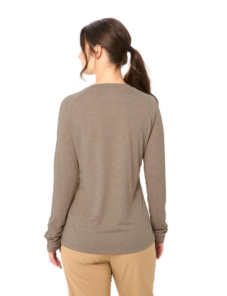 VAUDE VAUDE Women's Skomer LS T-Shirt III T-Shirt Damen - oat - 1 | SportScheck