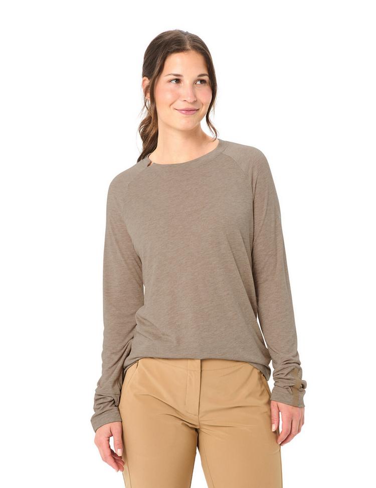 VAUDE VAUDE Women's Skomer LS T-Shirt III T-Shirt Damen - oat - 2 | SportScheck