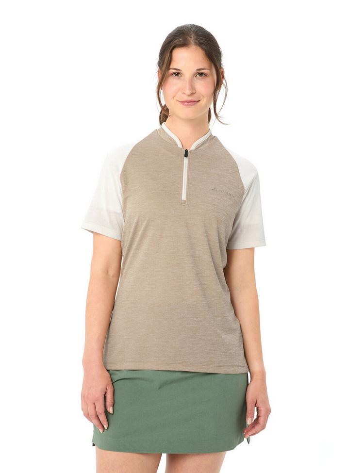 VAUDE VAUDE Women's Tamaro HZ Shirt IV T-Shirt Damen - linen - 0 | SportScheck
