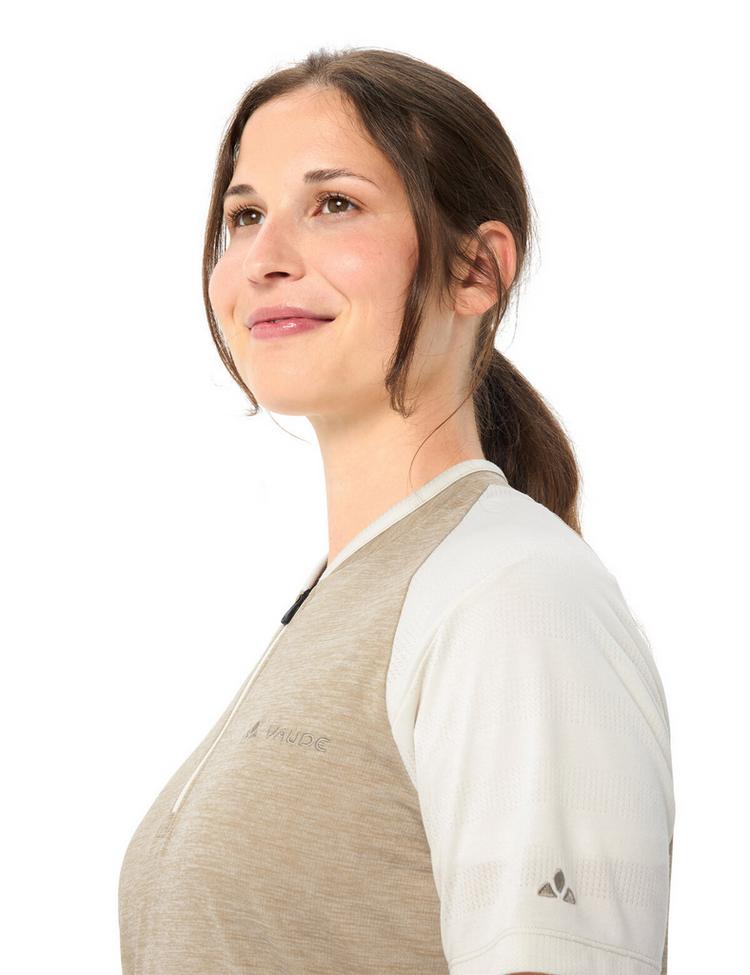 VAUDE VAUDE Women's Tamaro HZ Shirt IV T-Shirt Damen - linen - 1 | SportScheck