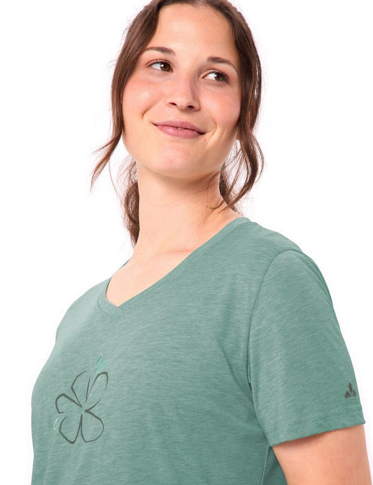 VAUDE VAUDE Women's Skomer Print T-Shirt III T-Shirt Damen - dusty fern - 1 | SportScheck