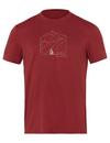 VAUDE SE Men's Ossola Print T-Shirt T-Shirt Herren - carmine