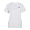 adidas Adizero Running T-Shirt Laufshirt Damen - White / Solar Purple