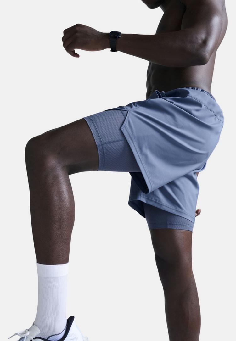 2XU 2XU Aero Mesh 2-in-1 Short Tights Herren - indigo-black reflective - 6 | SportScheck