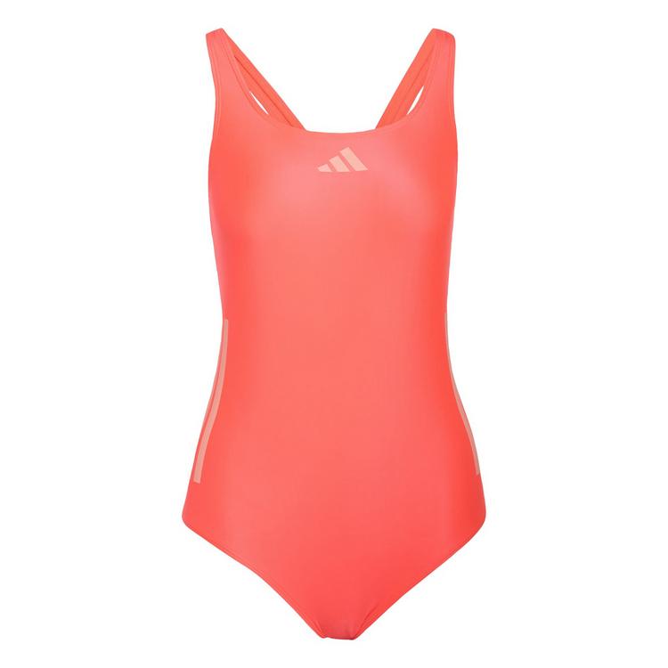 adidas adidas 3-Streifen C-Back Badeanzug Badeanzug Damen - Solar Turbo / Frozen Turbo - 0 | SportScheck
