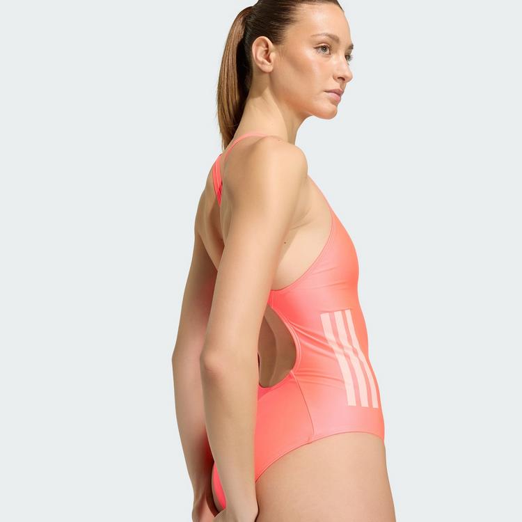 adidas adidas 3-Streifen C-Back Badeanzug Badeanzug Damen - Solar Turbo / Frozen Turbo - 0 | SportScheck