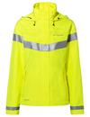 VAUDE Women's Luminum Rain Jacket Fahrradjacke Damen - neon yellow