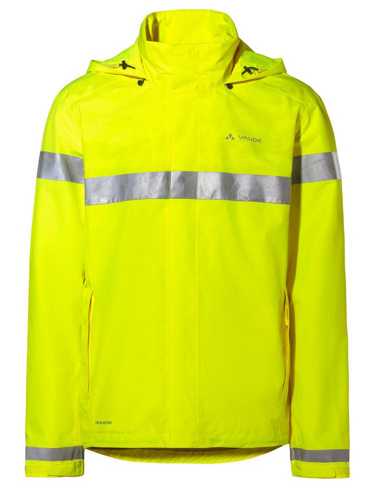 VAUDE VAUDE Men's Luminum Rain Jacket Fahrradjacke Herren - neon yellow - 0 | SportScheck