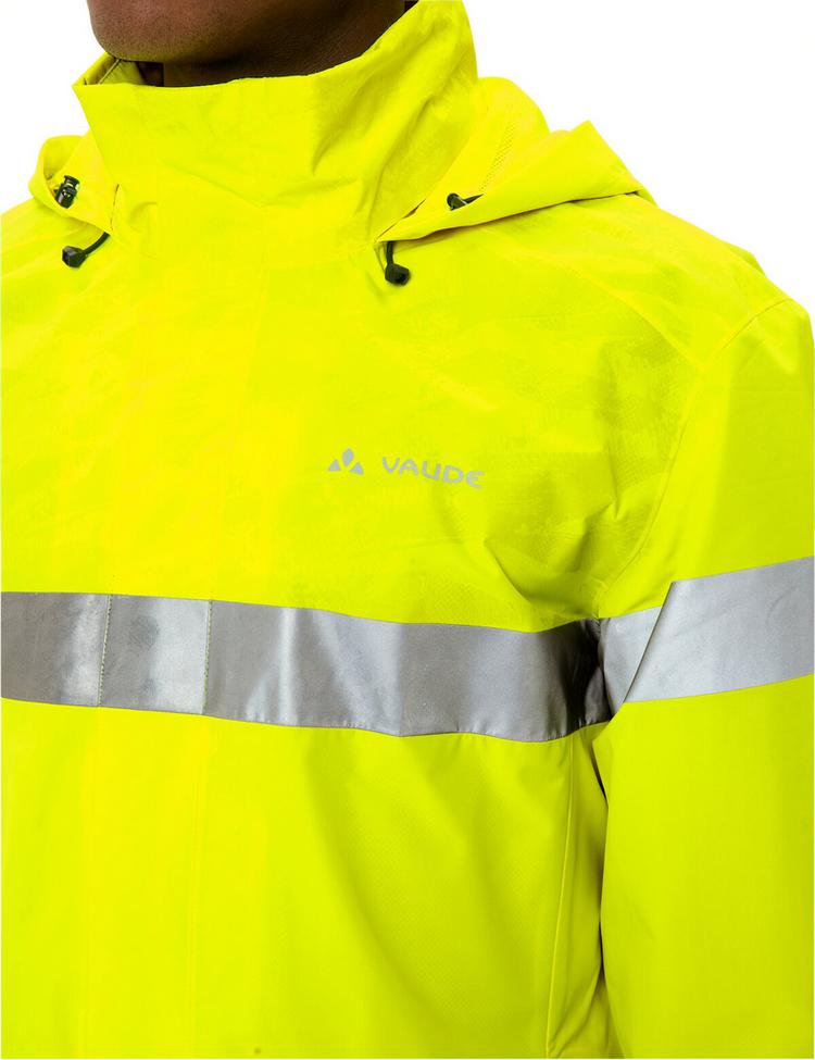VAUDE VAUDE Men's Luminum Rain Jacket Fahrradjacke Herren - neon yellow - 0 | SportScheck