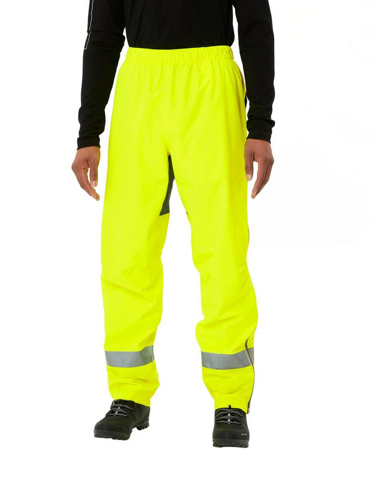 VAUDE VAUDE Men's Luminum Rain Pants Fahrradhose Herren - neon yellow - 0 | SportScheck