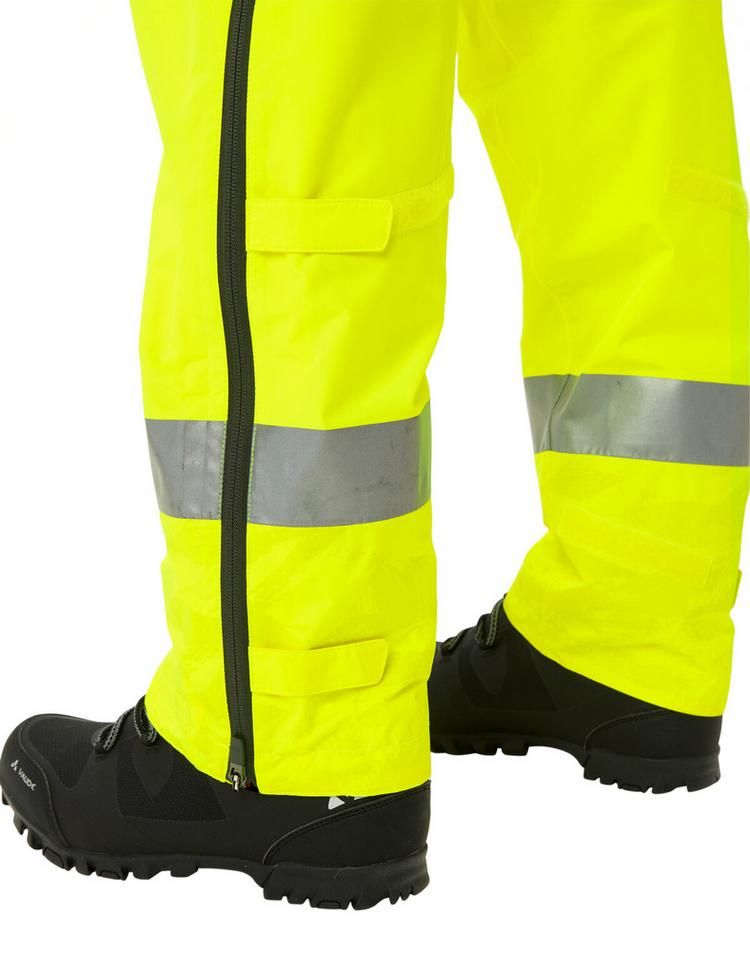 VAUDE VAUDE Men's Luminum Rain Pants Fahrradhose Herren - neon yellow - 0 | SportScheck