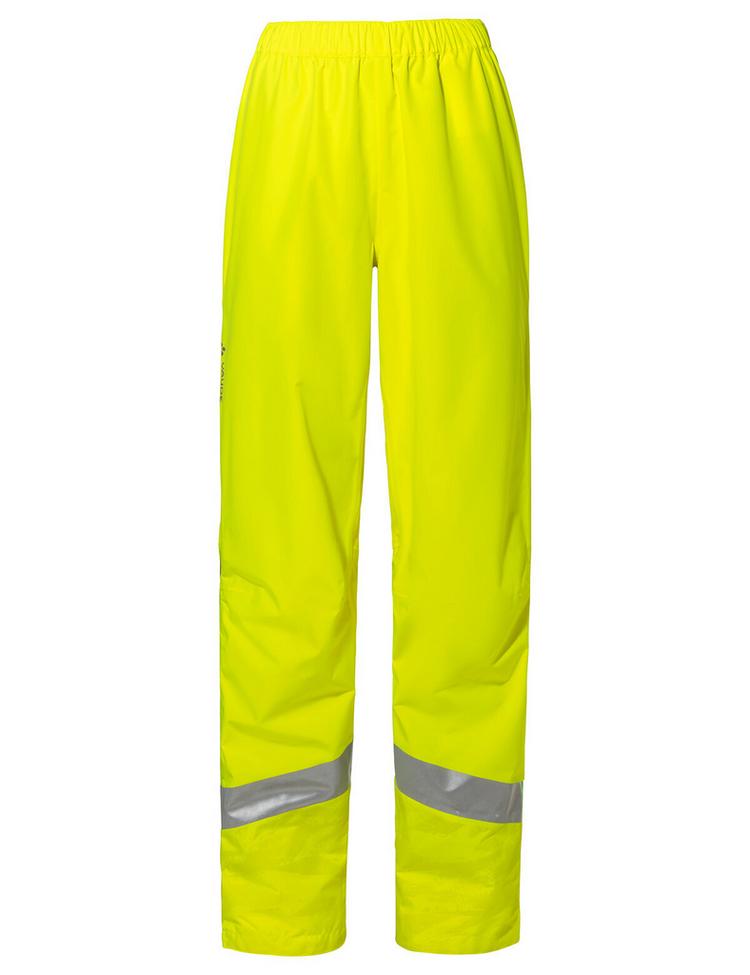 VAUDE VAUDE Women's Luminum Rain Pants Fahrradhose Damen - neon yellow - 0 | SportScheck