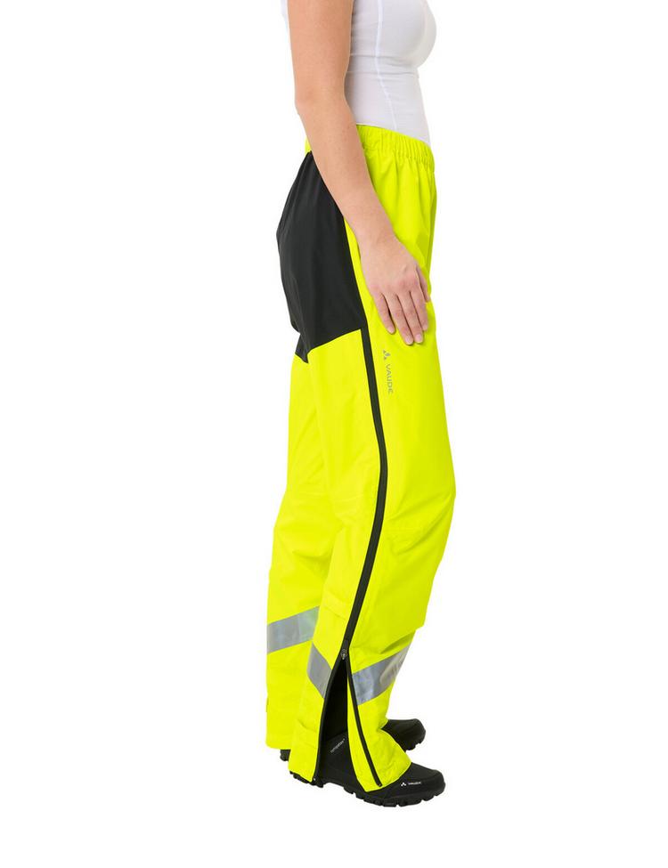 VAUDE VAUDE Women's Luminum Rain Pants Fahrradhose Damen - neon yellow - 0 | SportScheck