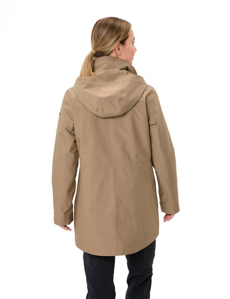 VAUDE VAUDE Women's Idris 3in1 Parka IV Outdoorjacke Damen - oat - 0 | SportScheck
