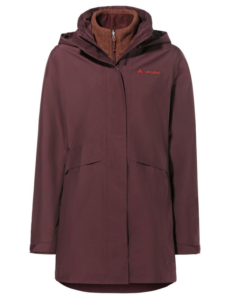 VAUDE VAUDE Women's Idris 3in1 Parka IV Outdoorjacke Damen - dark oak - 0 | SportScheck