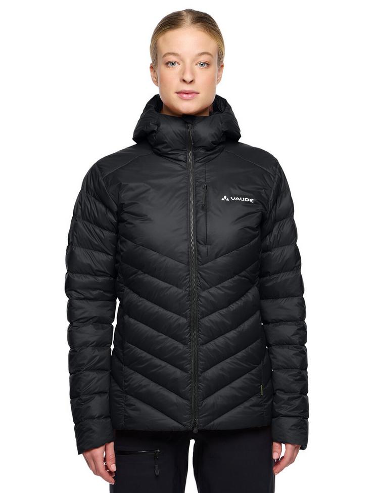 VAUDE VAUDE Women's Monviso Down Hooded Jacket Outdoorjacke Damen - black - 0 | SportScheck