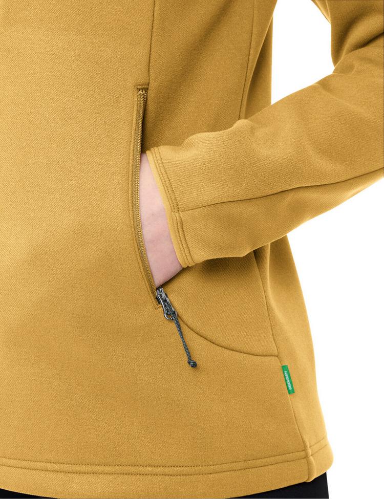 VAUDE VAUDE Women's Idris Fleece Hoody Outdoorjacke Damen - savanna - 1 | SportScheck