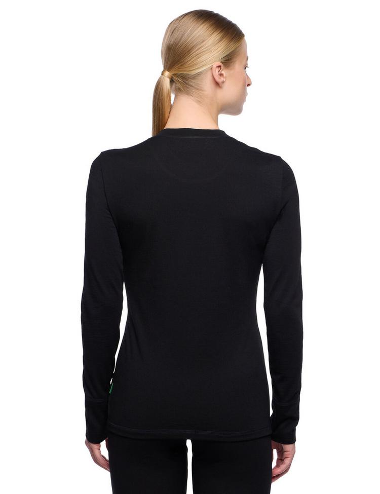 VAUDE VAUDE Women's Monviso Wool LS T-Shirt II T-Shirt Damen - black - 1 | SportScheck
