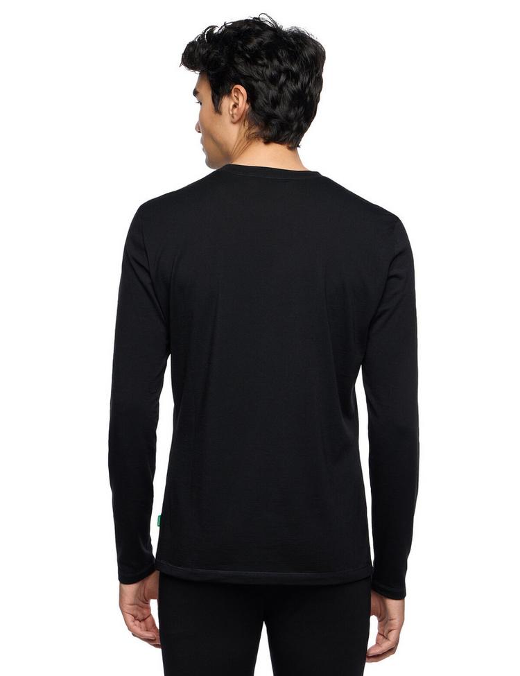 VAUDE VAUDE Men's Monviso Wool LS T-Shirt II T-Shirt Herren - black - 1 | SportScheck