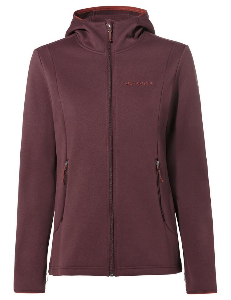 VAUDE VAUDE Women's Idris Fleece Hoody Outdoorjacke Damen - dark oak - 0 | SportScheck