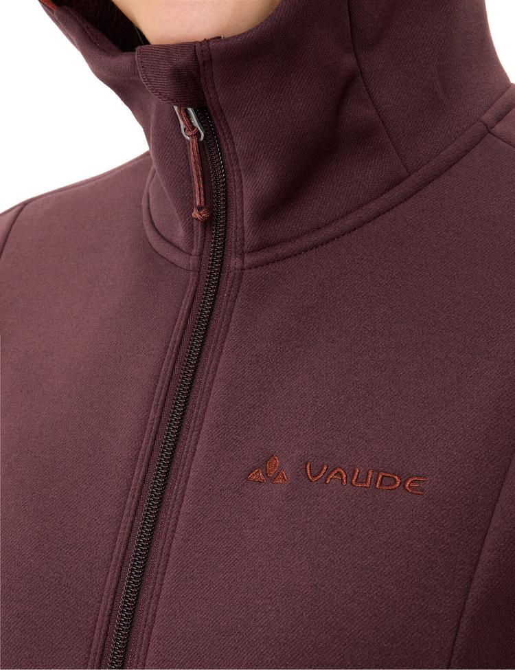 VAUDE VAUDE Women's Idris Fleece Hoody Outdoorjacke Damen - dark oak - 0 | SportScheck